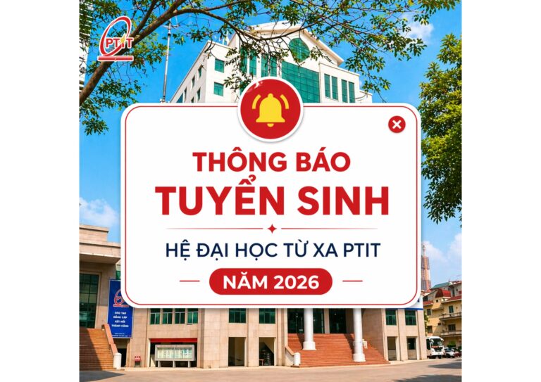 Thông báo tuyển sinh ĐHTX PTIT năm 2026