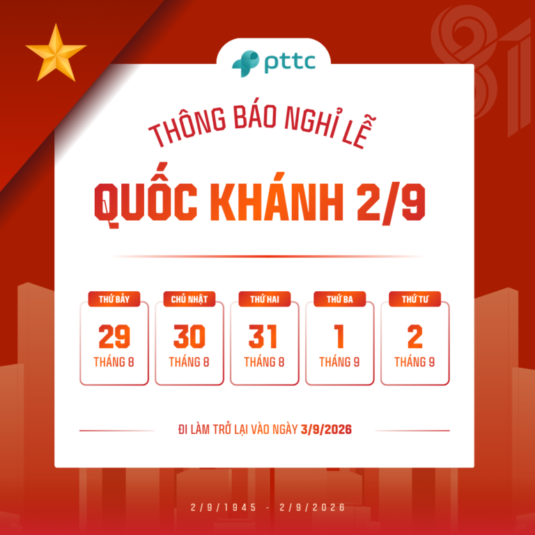 Thông báo lịch nghỉ lễ 02/9